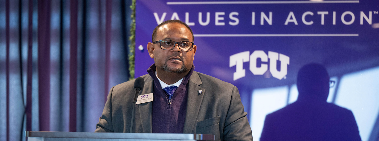 Dr. Floyd L. Wormley, Jr., Provost and Vice Chancellor for Academic Affairs, TCU Strategic Plan Values in Action